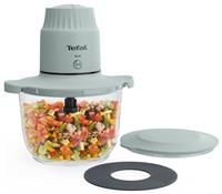 Tefal XXL Electric Chopper, 2L Durable Heat Resistant Glass Bowl, Storage Lid, 4 Stainless Steel Blades, 2 Speeds, Food Processor, Dips, Hummus, Fruit & Vegetable