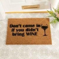 Without Wine Doormat - Regular 60x40cm