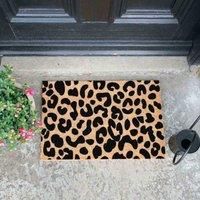 Leopard Print Doormat