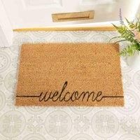 Artsy Doormats Curly Welcome Doormat