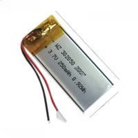 1-10pcs 302050 3.7V 250mAh Lithium Polymer Li-po li ion Battery For Intelligent wearable LED light signal Mp3 MP4 products