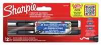 Sharpie Creative Markers, Water-Based Acrylic Markers, Bullet Tip, Assorted Colors, 2 Pieces