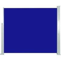 Retractable Side Awning 120 x 300 cm Blue