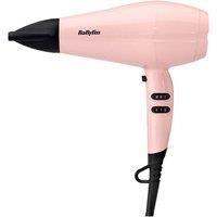 BaByliss 5337U Ionic Hair Dryer Rose Blush 2200W 3-Heat & 2-Speed Settings