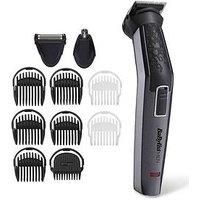 BaByliss MEN 11 in 1 Carbon Titanium Face and Body Multi Grooming Kit with Nose Trimmer and Foil Shaver Attachments