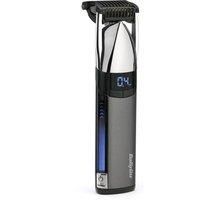 BaByliss Super X-Metal Stubble and Beard Trimmer, Ultra Precision, 24 length settings, Cordless and Waterproof, Gifts for men, Silver