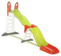 Smoby 310260 2-in-1 Large Kids Garden Slide with Innovative Modular Design-Featuring a Triple Wave Chute for Maximum Fun, Made from Durable Anti-Uv Treated Plastic