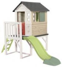 SMOBY LIFE HOUSE ON STILTS PLAYHOUSE indoor/outdoor sustainable play with 49% recycled material