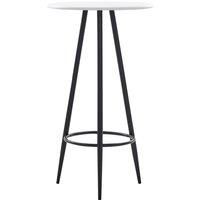Bar Table White 60x107.5 cm MDF