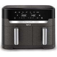 TEFAL Easy Fry Dual Drawer XXL EY942HG0 Air Fryer - Coal Grey, Silver/Grey