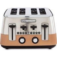 TEFAL Avanti Classic TT780F40 4-Slice Toaster and Kettle Set - Copper -