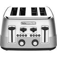 TEFAL Avanti Classic TT780E40 4-Slice Toaster - Silver - Currys