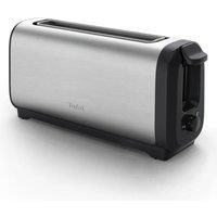 TEFAL Subito TL5S0DG0 Long Slot Toaster - Inox, Silver/Grey