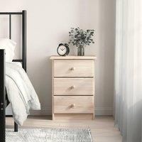 Bedside Cabinet ALTA 41x35x55 cm Solid Wood Pine