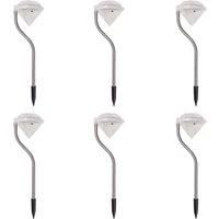 Solar LED Garden Lights 6 pcs 9x7.8x29.5 cm