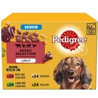 Pedigree Senior Pouch in Jelly Multipack - 12 x 100g