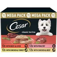 8/24 x 150g Cesar Senior/Adult Wet Dog Food - 20% Off! * - Country Stew with Chicken & Vegetables in Gravy (24 x 150g)