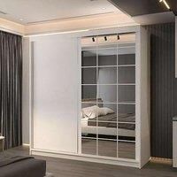 Modern Double Sliding Wardrobe W200 x H217cm x D62cm