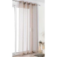 Linder 0170/29/375FR Natural Linen Beige with Eyelets 145 x 260 cm