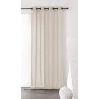 Linder 0169/10/375FR Natural Curtain with Eyelets 150 x 240 cm Polyester, beige, 150 x 240 cm