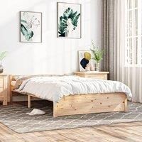 Bed Frame Solid Wood 140x200 cm