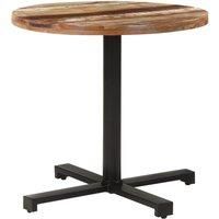 Bistro Table Round 80x75 cm Solid Reclaimed Wood