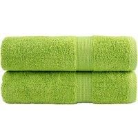 Premium Shower Towels SOLUND 2 pcs Apple Green 70x140 cm 600 gsm
