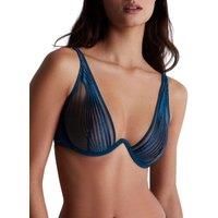 Sumptuous Waves Plunge Single Wire Bra