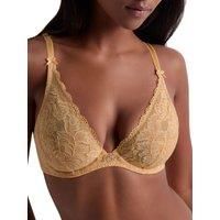 Aubade Rosessence Care Bra Triangle Plunge Underwired Bras Luxury Lingerie