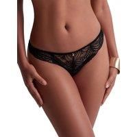 Aubade Vibes Briefs Tanga Brief Mid Rise Embroidered Lace Luxury Knickers