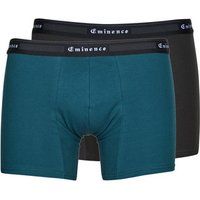 Eminence  BOXERS 201 PACK X2  men's Boxer shorts in Blue