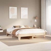 Bed Frame without Mattress 180x200 cm Super King Solid Wood Pine