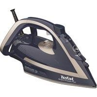 TEFAL Smart Protect Plus FV6872G0 Steam Iron – Blue & Silver - Currys