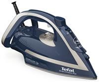 TEFAL Smart Protect Plus FV6872G0 Steam Iron – Blue & Silver - Currys