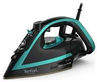 Tefal Puregliss Steam Iron, 3000 W, 50 g/min Steam Output, 280g/min Steam Boost, Anti-Stain Protection, Exceptional Glide, Safety Auto-Off, FV8062G0,Black & Silver