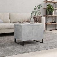 Coffee Table Concrete Grey 60x44.5x45 cm Engineered Wood
