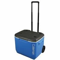 Coleman Blue 60QT Tricolour Wheeled Camping Cooler