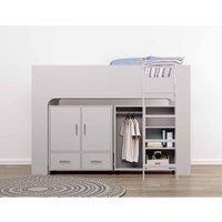 Flintshire Eden Mid Sleeper Grey