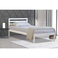 Flintshire Maxwell 3Ft Single White Bed Frame