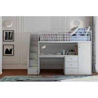 Flintshire Dakota High Sleeper Bed Grey