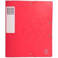 Exacompta Cartobox Box File A4 60mm Pack of 10, red