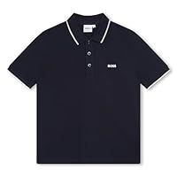 BOSS J25P26 Short Sleeve Polo 10 Years Blue