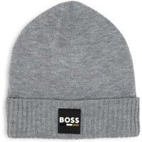 Hugo Boss Boys Beanie Chine Grey