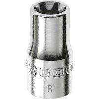 FACOM 1/4 Torx Socket Spanner SW 10 mm, Pack of 1, RTX.10