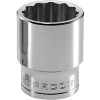 Facom S.18H Hexagon Socket, 1/2" Square Drive, 18mm