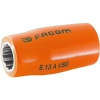 Facom 1/2" Drive 1000v Insulated Bi Hexagon Metric Socket 1/2" 11mm