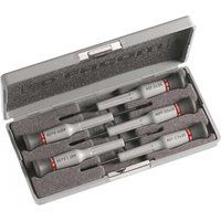 Facom Micro Tech 5 Piece Slotted and Phillips Screwdriver Set