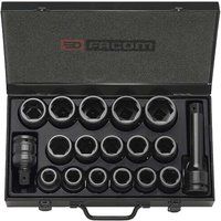 Facom 16 Piece 3/4" Drive Hexagon Impact Socket Set Metric 3/4"