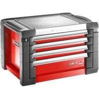 Facom JET.C4M3 JET+ 4 Drawer Top Chest / Tool Box (Red)