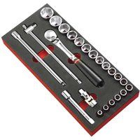 FACOM MODM.SL1 SL.161 1/2" Metric 6-Point Socket Foam Module